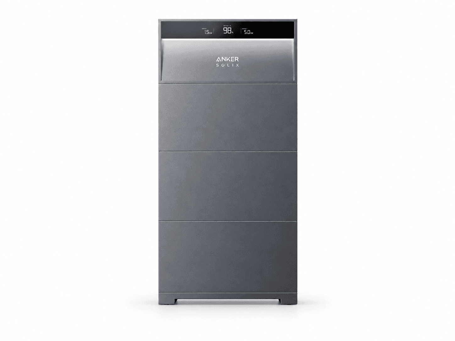 AI studio illustration: Anker SOLIX X1 family reference tower; exact configuration unconfirmed.