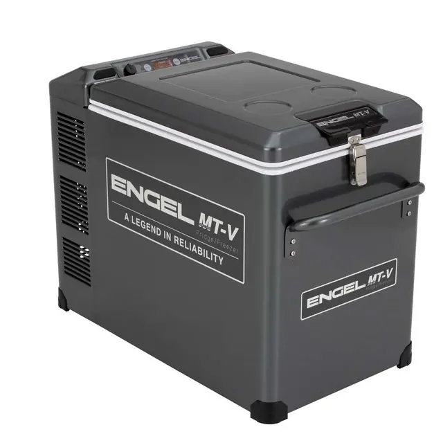 Engel MT-V45J Australian 40-litre fridge with lid closed.