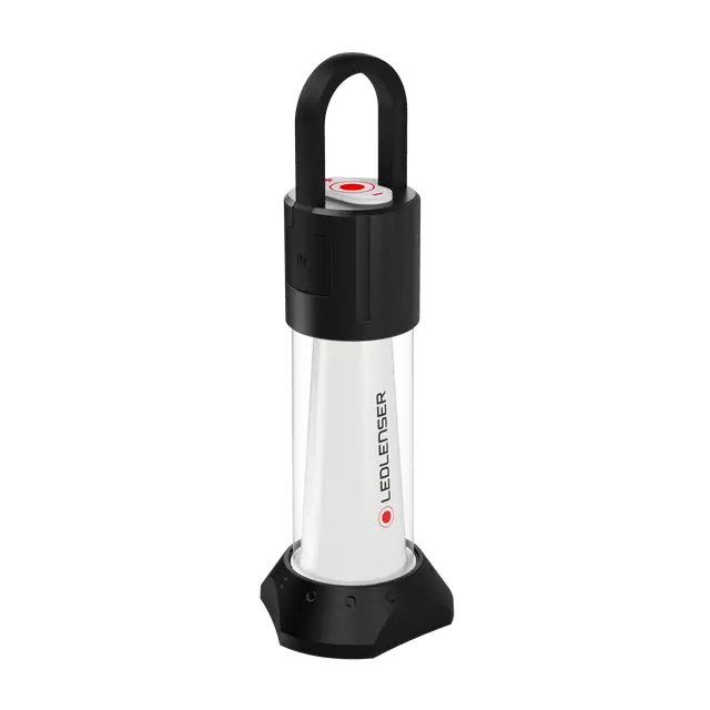 Ledlenser ML6 standing on its base.
