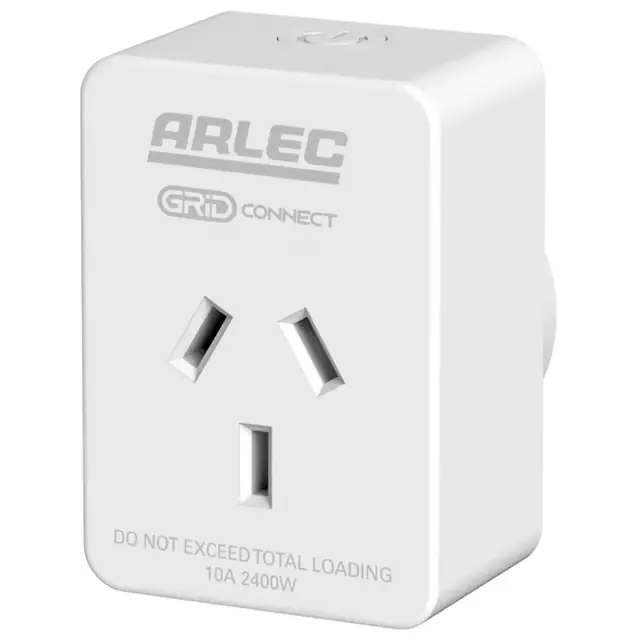 Arlec PC191HA Grid Connect energy-meter smart plug with Australian socket.